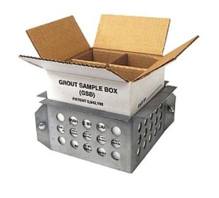 Grout Sample Box Fixture