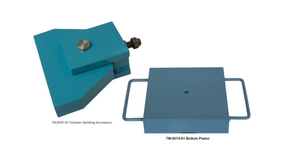 a bottom platen and cylinder splitting accessory