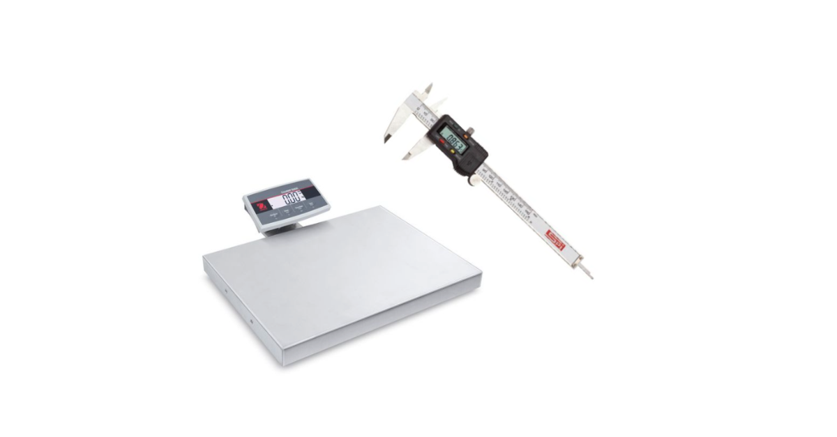 Scale and caliper